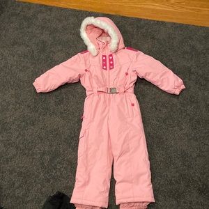Fero pink snow onezie